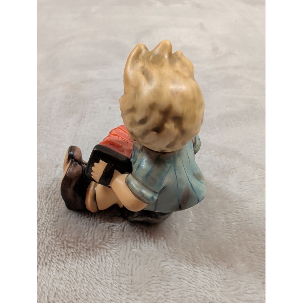 Goebel Hummel Soloist Accordion Boy Figurine 110/0 TMK6 Germany Porcelain 3 inch - Picture 3 of 6